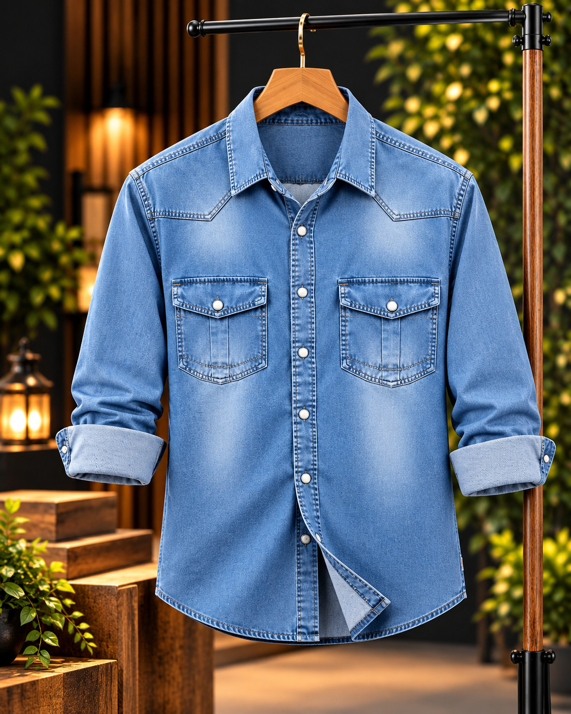 Premium Trendy Denim Shirt